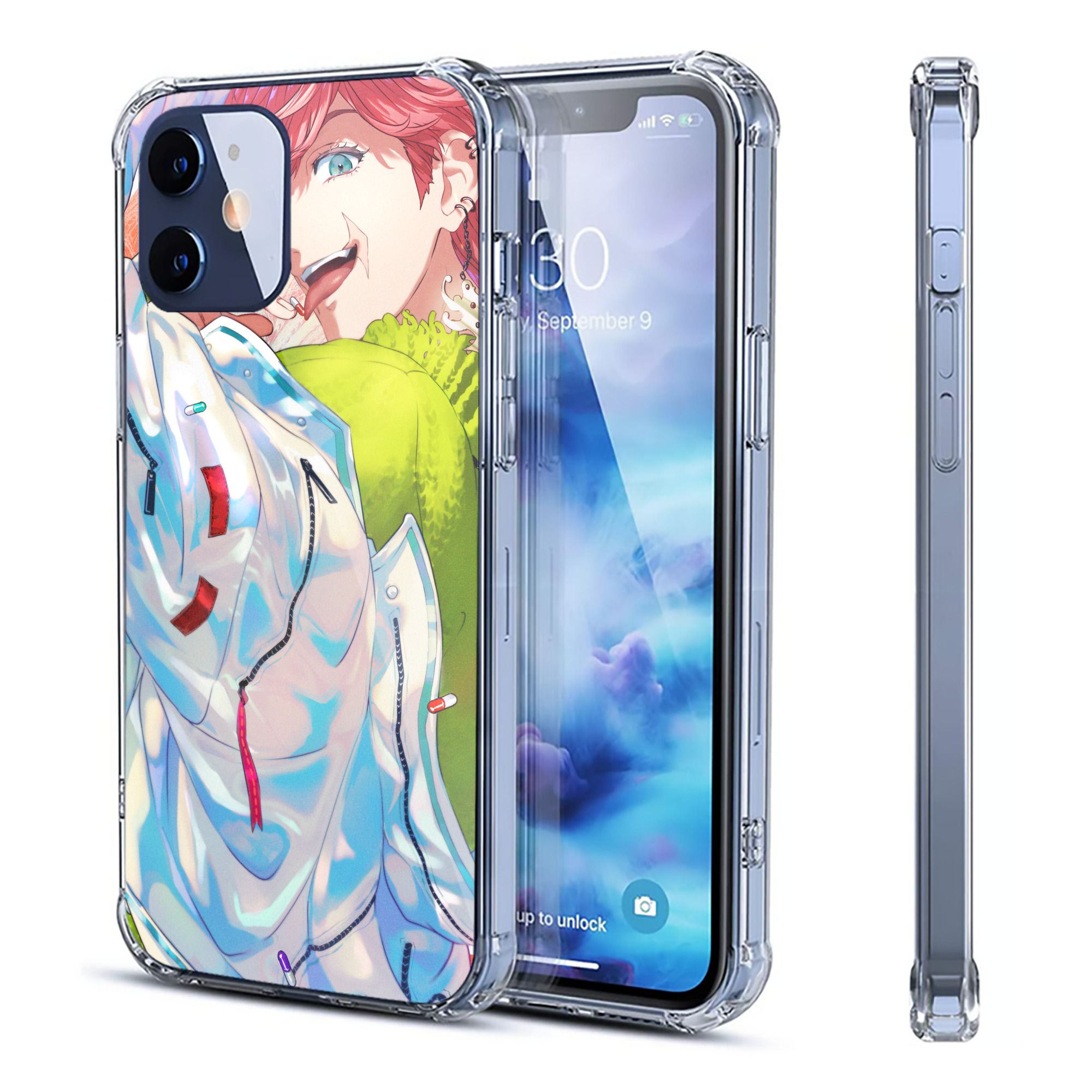 （画像用） 東京リベンジャーズ Tokyo Revengers 【iPhone 12シリーズ対応】透明スマホケース（クリアソフトケース）
